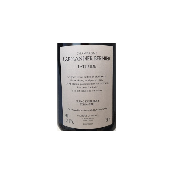 Champagne Larmandier-Bernier "Latitude" Blanc de Blancs Extra Brut