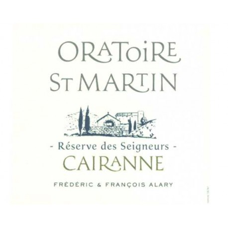 Domaine de l'Oratoire Saint-Martin "Réserve des Seigneurs" rouge 2018