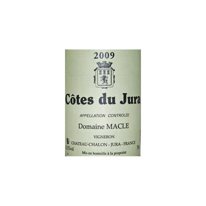 Domaine Jean Macle Cotes du Jura "chardonnay Savagnin" dry white 2009 Domaine Jean Macle Cotes du Jura "chardonnay Savagnin" dry white 2009