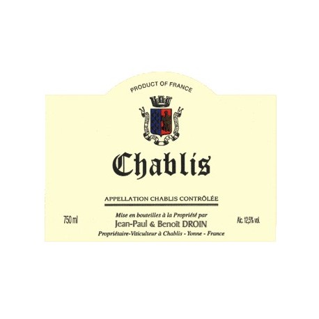 Domaine Droin Chablis 2018