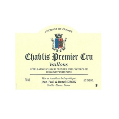 Domaine Droin Chablis 1er Cru "Vaillons" 2018
