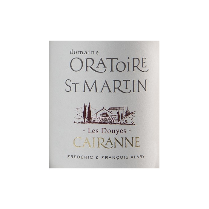 Domaine de l'Oratoire Saint-Martin "Les Douyes" rouge 2017 magnum etiquette