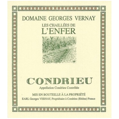 Domaine Georges Vernay Condrieu "Les Chaillees de l'Enfer" dry white 2017 MAGNUM Domaine Georges Vernay Condrieu "Les Chaillees de l'Enfer" dry white 2017 MAGNUM