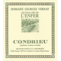 Domaine Georges Vernay Condrieu Chaillées de l'Enfer bouteille 2017 magnum etiquette Domaine Georges Vernay Condrieu Chaillées de l'Enfer bouteille 2017 magnum etiquette