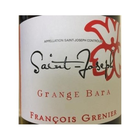 Domaine Francois Grenier Saint Joseph "Grange Bara" rouge 2017 etiquette