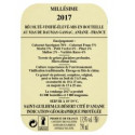 mas daumas gassac rouge 2017 contre etiquette