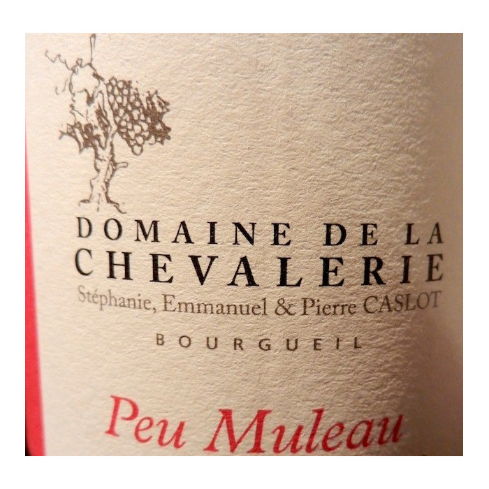 Domaine de La Chevalerie Bourgueil "Peu Muleau" red 2011 Domaine de La Chevalerie Bourgueil "Peu Muleau" red 2011