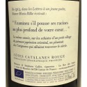 Le Roc des Anges "Carignan 1903" rouge 2017 contre etiquette