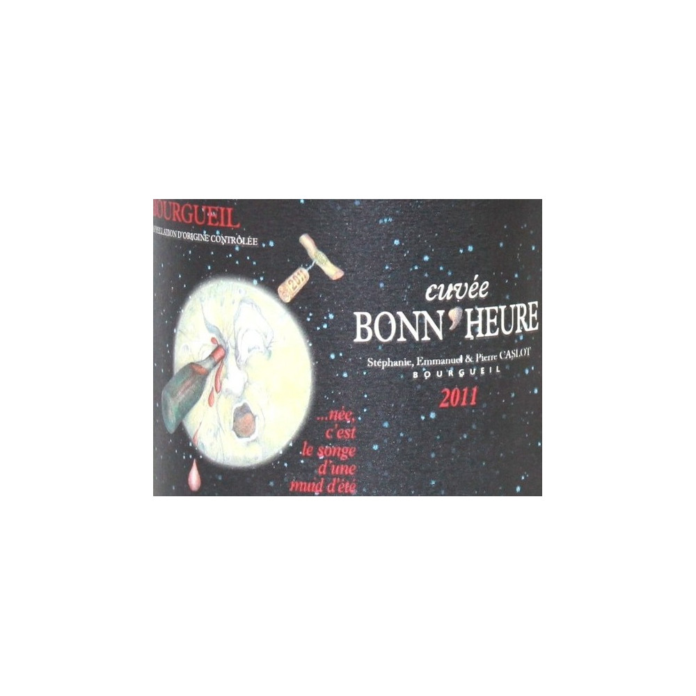 Domaine de La Chevalerie Bourgueil Bonn'heure rouge 2011 (75 cl) Domaine de La Chevalerie Bourgueil Bonn'heure rouge 2011 (75 cl)
