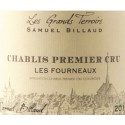 Domaine Samuel Billaud Chablis 1er cru les Fourneaux 2015 etiquette