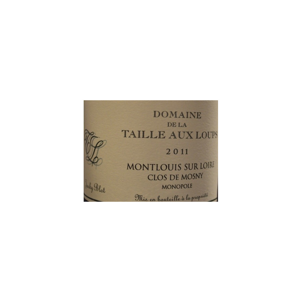 Domaine de la Taille aux Loups Montlouis-sur-Loire "Clos de Mosny" blanc sec 2011 Domaine de la Taille aux Loups Montlouis-sur-Loire "Clos de Mosny" blanc sec 2011