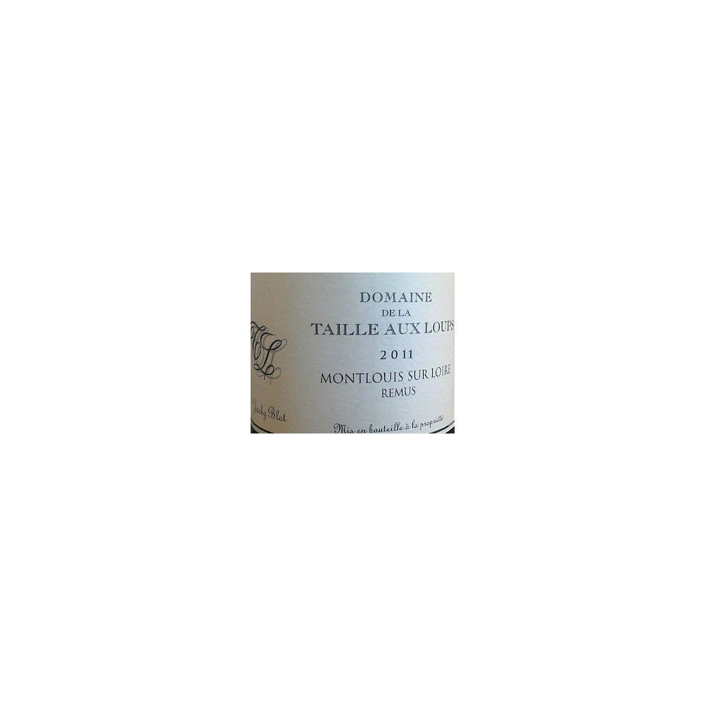 Domaine de la Taille aux Loups Montlouis-sur-Loire "Remus" blanc sec 2011 (75 cl) Domaine de la Taille aux Loups Montlouis-sur-Loire "Remus" blanc sec 2011 (75 cl)