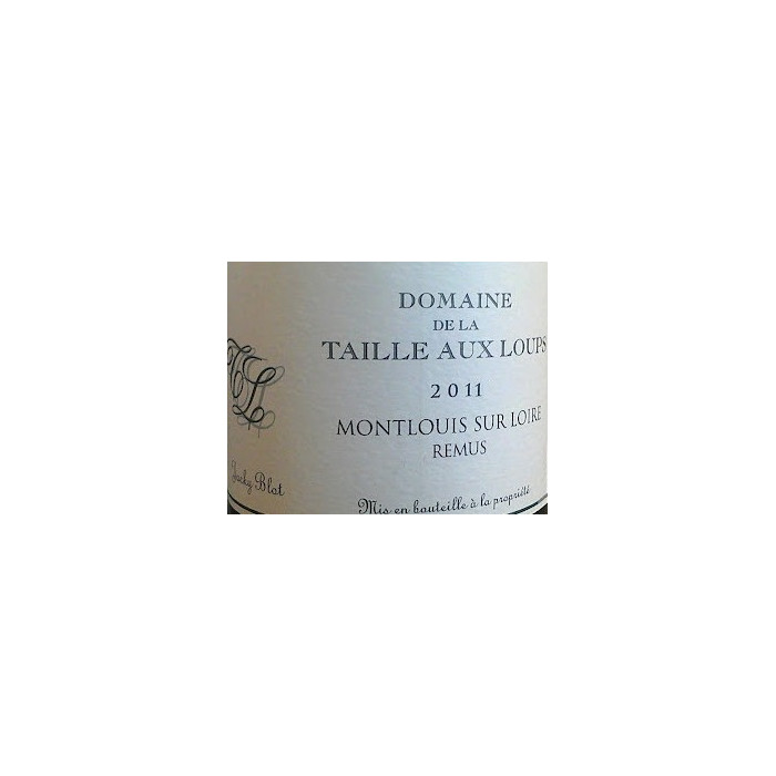 Domaine de la Taille aux Loups Montlouis-sur-Loire "Remus" blanc sec 2011 (75 cl) Domaine de la Taille aux Loups Montlouis-sur-Loire "Remus" blanc sec 2011 (75 cl)
