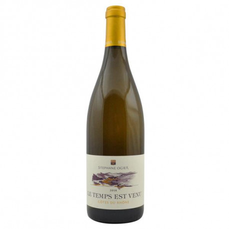 Domaine Stéphane Ogier "Le Temps est Venu" (Grenache) blanc sec 2018 bouteille Domaine Stéphane Ogier "Le Temps est Venu" (Grenache) blanc sec 2018 bouteille