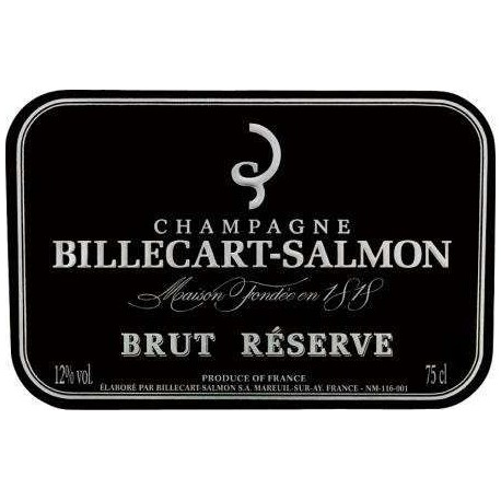 Champagne Billecart Salmon "Brut Reserve" magnum etiquette