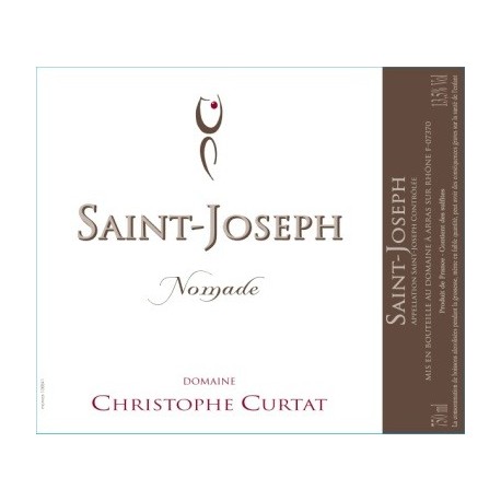 Domaine Christophe Curtat Saint-Joseph nomade 2017 etiquette