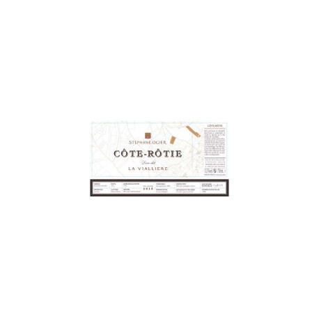 Stephane OGIER Cote Rotie selection de lieux-dits 2016 etiquette