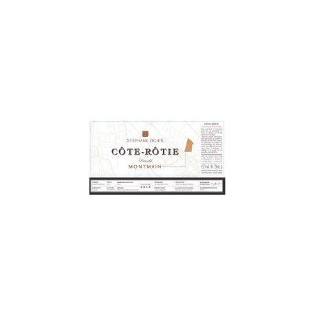 Stephane OGIER Cote Rotie selection de lieux-dits 2016 etiquette