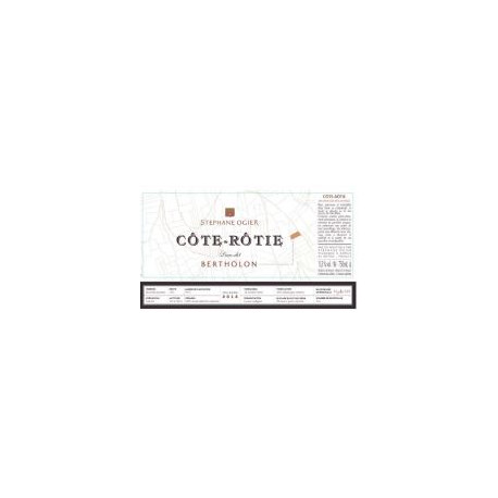 Stephane OGIER Cote Rotie selection de lieux-dits 2016 etiquette