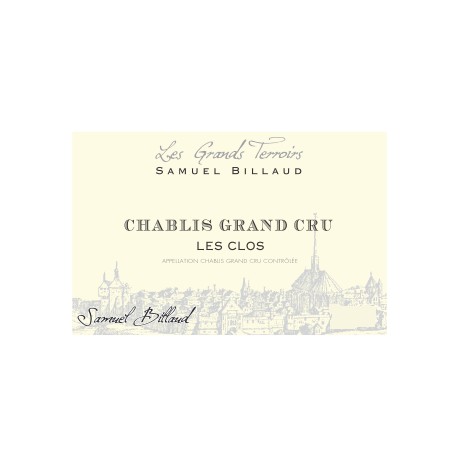 Domaine Samuel Billaud Chablis Grand Cru "Les Clos"  2018 etiquette