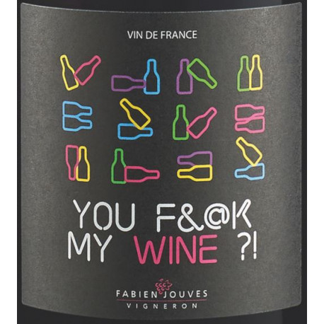 Mas del Perie VdF "You Fuck My Wine" rouge 2019 etiquette