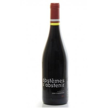 Domaine Cosse-Maisonneuve "Abstème" (100% gamay) red 2018 Domaine Cosse-Maisonneuve "Abstème" (100% gamay) red 2018