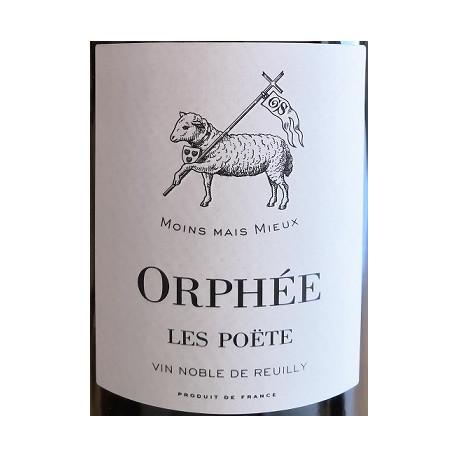 Domaine Les Poete Reuilly "Orphée" sauvignon blanc sec 2016 etiquette