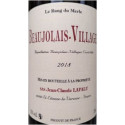 Domaine Lapalu Beaujolais Villages "Le Rang du Merle" rouge 2018 etiquette