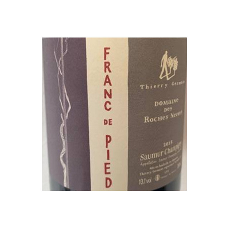 domaine des roches neuves saumur champigny franc de pied 2015 etiquette