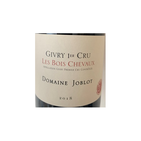 Domaine Joblot Givry 1er Cru "Servoisine" rouge 2018 bouteille