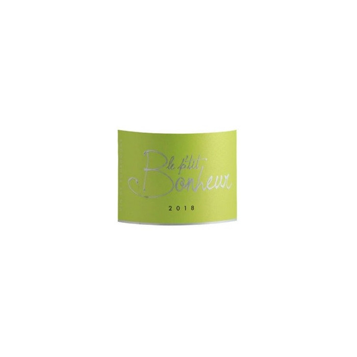 Domaine Prunier-Bonheur Coteaux Bourguignons "P'tit Bonheur" blanc sec 2018 etiquette