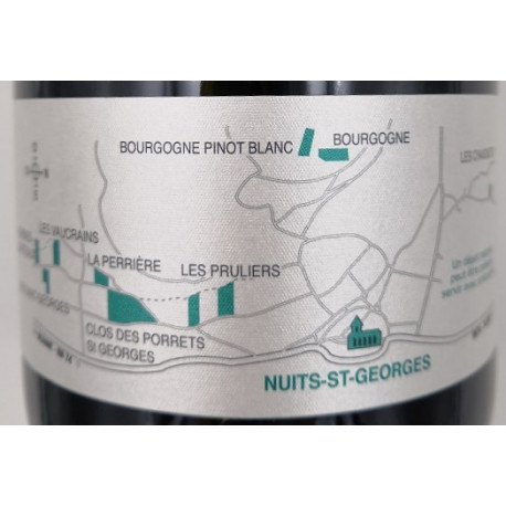 Domaine Henri Gouges Nuits Saint Georges Villages rouge 2018 contre etiquette
